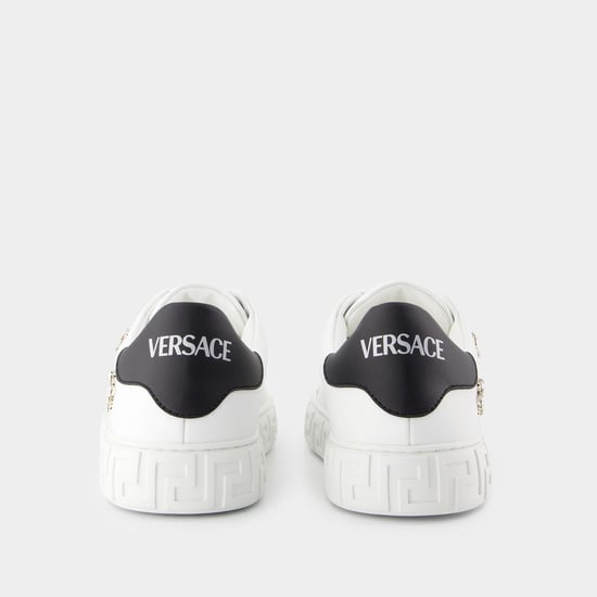 Sneakers La Greca - Versace - Stoff - Weiß - Image 2