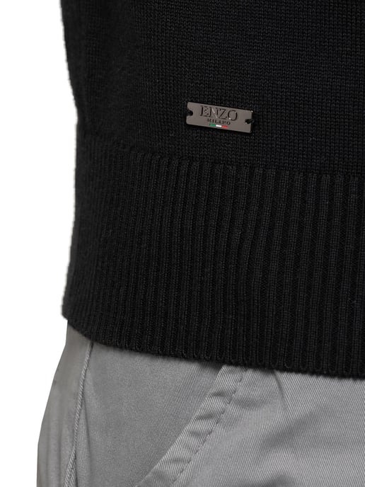 Enzo Milano | Herren Half Zip Strickpullover - Image 5