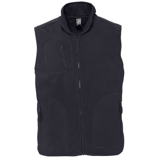 SOLS Norway Unisex Anti-Pill Fleece Bodywarmer / Weste (Holzkohle) - Image 1