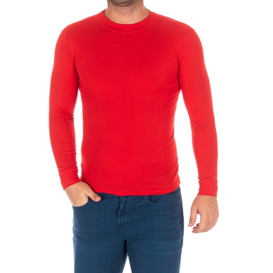 Long-sleeved T-shirt with half-high collar 1625-H man