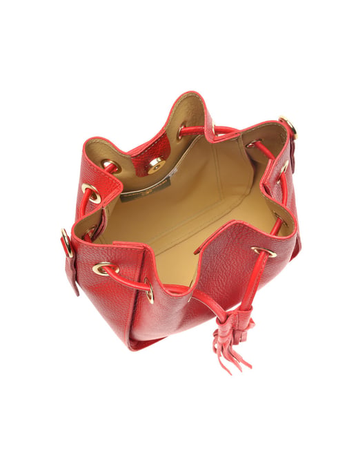 Carla Ferreri SS22 CF 1400 Rouge Cuir de vachette Sac - Image 4