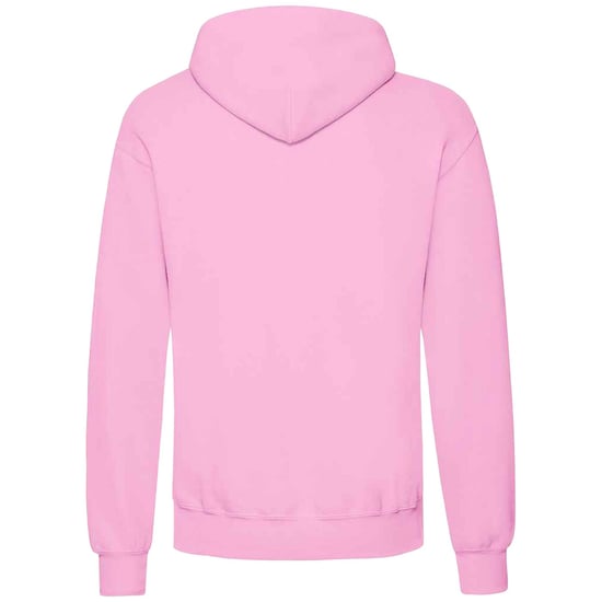 Fruit of the Loom - "Classic" Sweatshirt mit Kapuze für Herren/Damen Unisex (Hellrosa) - Image 2