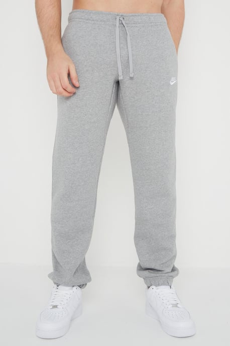Nike Herren Club Fleece Full Trainingsanzug Set Grau - Image 4