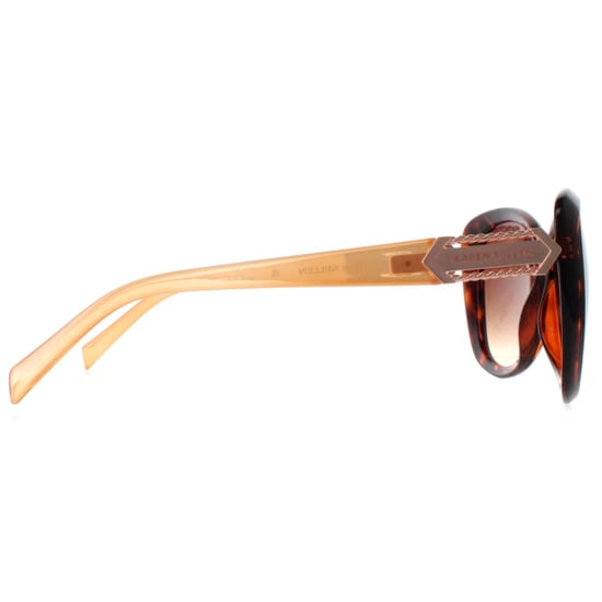 Karen Millen Butterfly Womens Dark Tortoise Brown Gradient KM5049