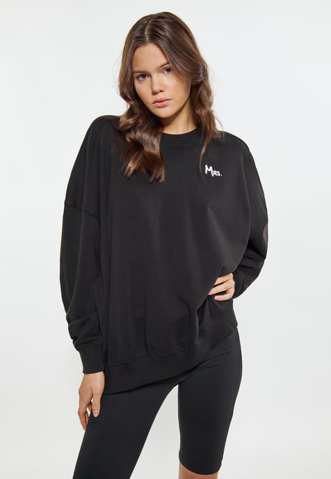 Mymo Sweatshirt Damen schwarz - Image 3