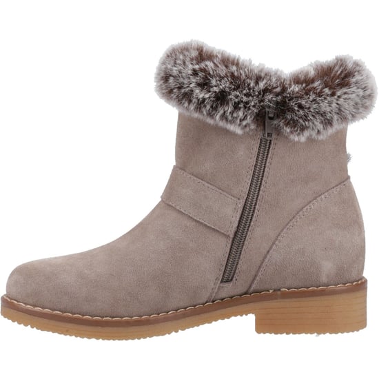 Hush Puppies Hannah Wildleder Damen Taupe Stiefel - Image 4