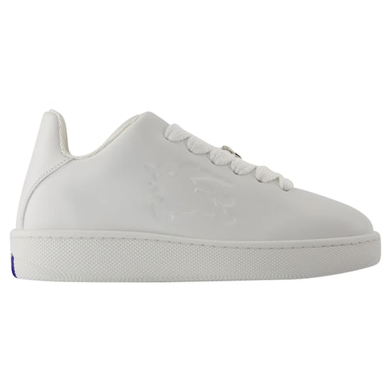 Box Sneakers - Burberry - Leder - Weiß - Image 1