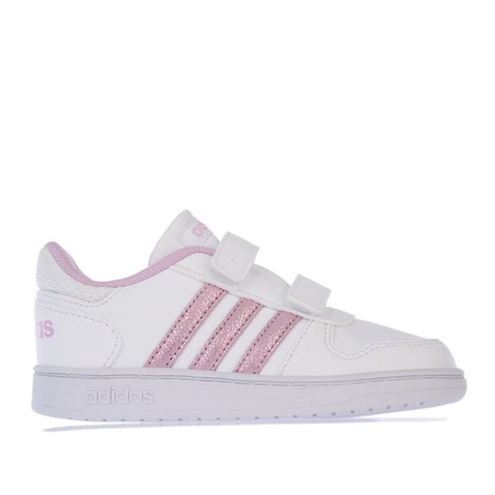 Girl's adidas Infant Hoops 2.0 Trainers in White