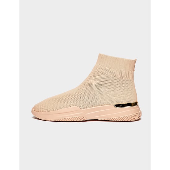Women's Mallet Sock Trainers in Peach