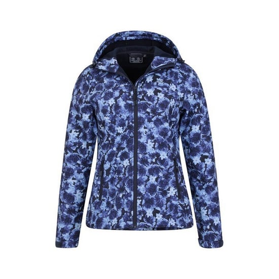 Mountain Warehouse Womens/Ladies Exodus Floral Soft Shell Jacke (Navy/Hellblau) - Image 5