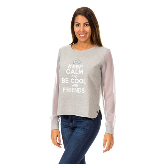 Long sleeve round neck sweater 70DML0155 woman