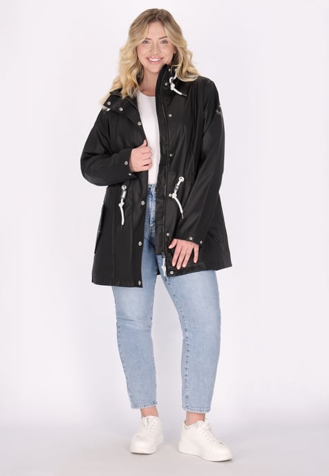 Schmuddelwedda Regenmantel Damen schwarz - Image 2