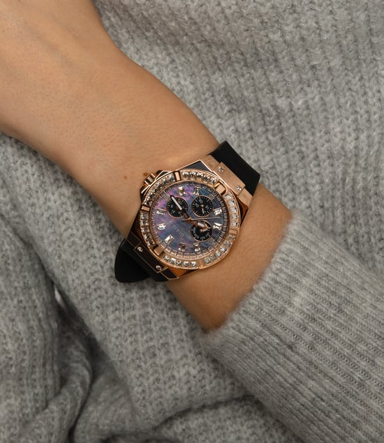 Guess Venus Schwarz Damen Armbanduhr GW0118L2 - Image 5