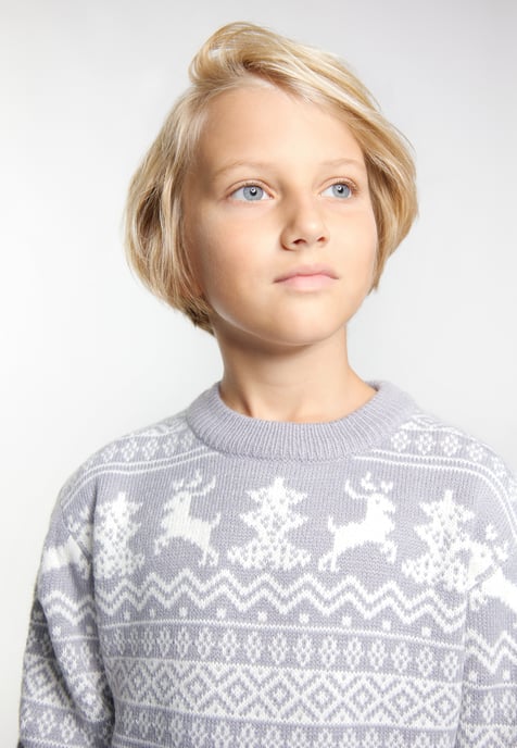 Mo Zur Seite fahren Jungen (Kinder) grau weiss - Image 5