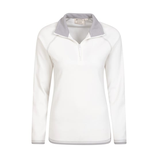 Mountain Warehouse - "Montana" Fleece-Oberteil mit halbem Reißverschluss für Damen (Beige) - Image 3