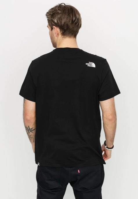 The North Face Mens SS einfache Kuppel T Shirt schwarz - Image 2