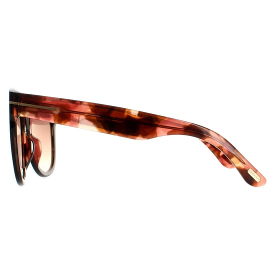 Tom Ford Cat Eye Womens Black Havana  Brown Gradient  Wallace FT0870