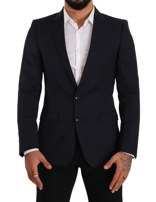 Dolce & Gabbana Herren Dunkelblauer Einreiher Mantel MARTINI Blazer - Image 1