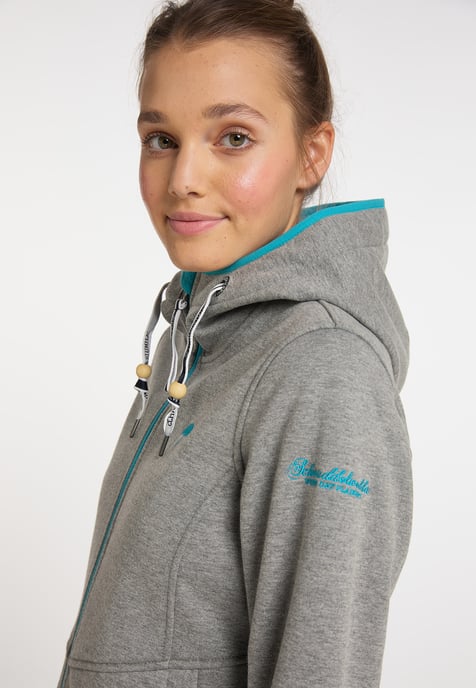 Schmuddelwedda Funktionsjacke Damen grau melange - Image 5