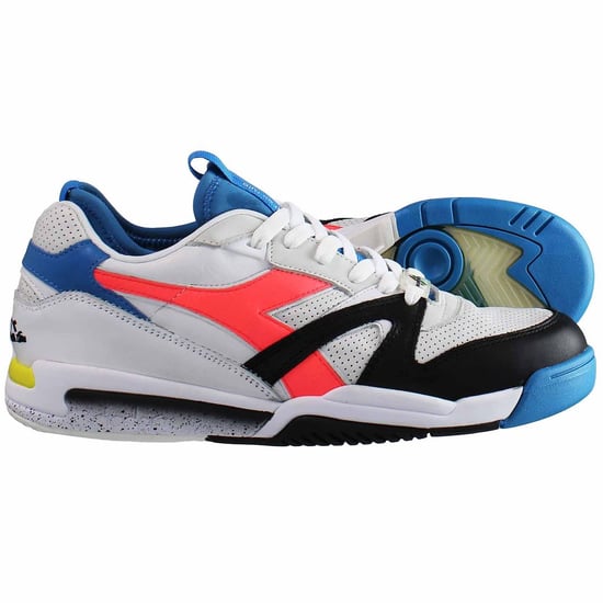 Diadora Duratech Elite Paura Herren-Sneaker in Weiß/Blau - Image 4