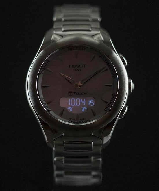 Tissot T-touch Solar Damenuhr Silber T0752201110100 - Image 3