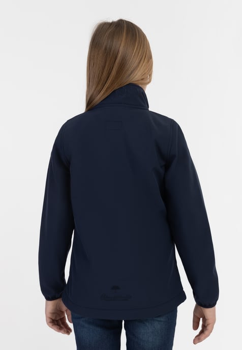 Schmuddelwedda Softshelljacke - recyceltes Material Mädchen Marine - Image 4