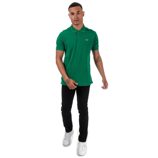 Men's Lacoste Classic Fit L1212 Polo Shirt in Green
