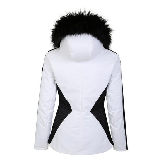 Dare 2B Womens/Ladies Julien Macdonald Mastery Contrast Ski Jacket (White/Black)