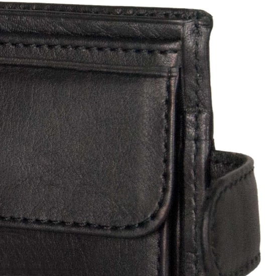 Leather wallet Montevita in Black