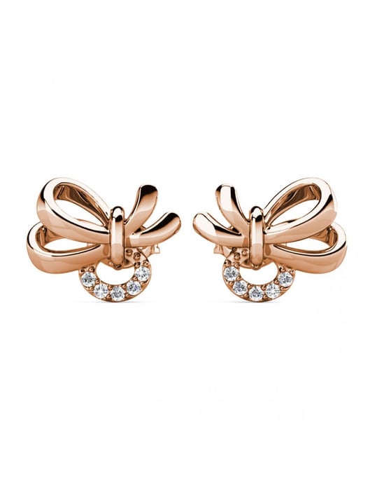 Posie Ohrringe - Rose Gold und Kristall - Image 3