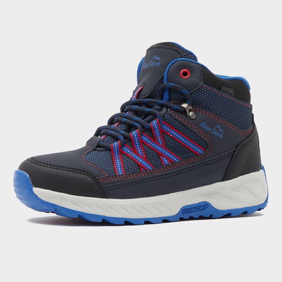 Peter Storm Kids' Broadoak Mid Waterproof Walking & Hiking Boots with StormGrip Outsole