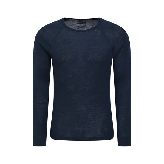 Mountain Warehouse Mens Merino Wool Base Layer Top (Pack of 2) (Navy)