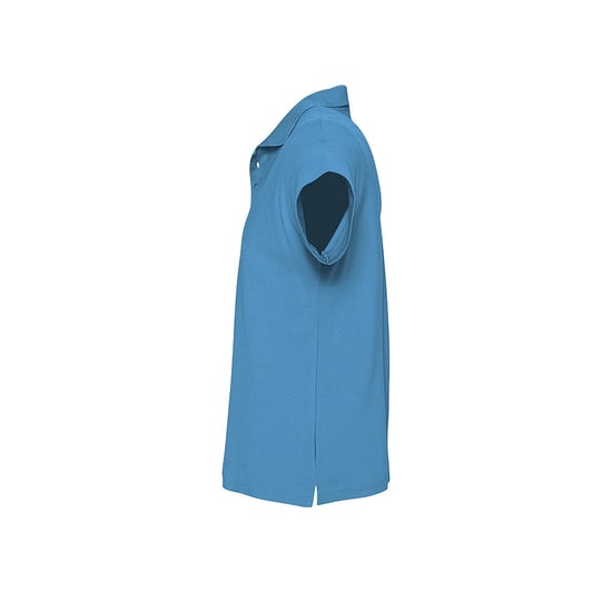 SOLS Herren Sommer II Pique Kurzarm-Poloshirt (Aqua) - Image 3