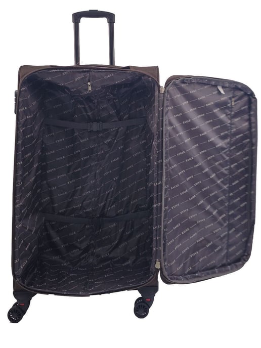 Soft 8 Wheel Luggage Light Travel Suitcases