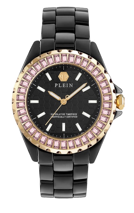Philipp Plein Plein Heaven Damen Schwarze Uhr PWPPA0324 - Image 1