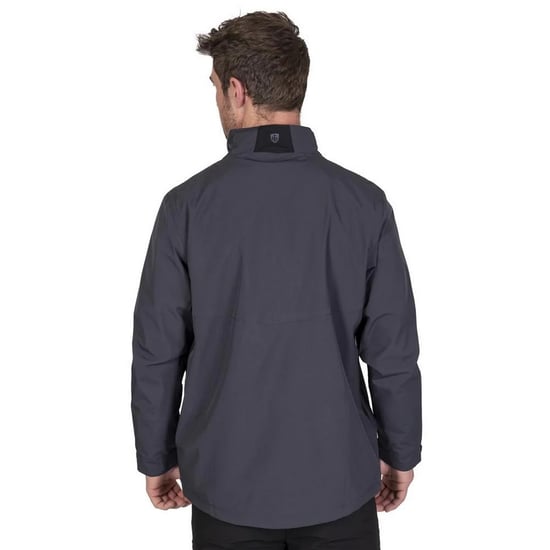 Island Green - Jacke, wasserfest für Herren - Emblem (Holzkohle/Schwarz) - Image 2