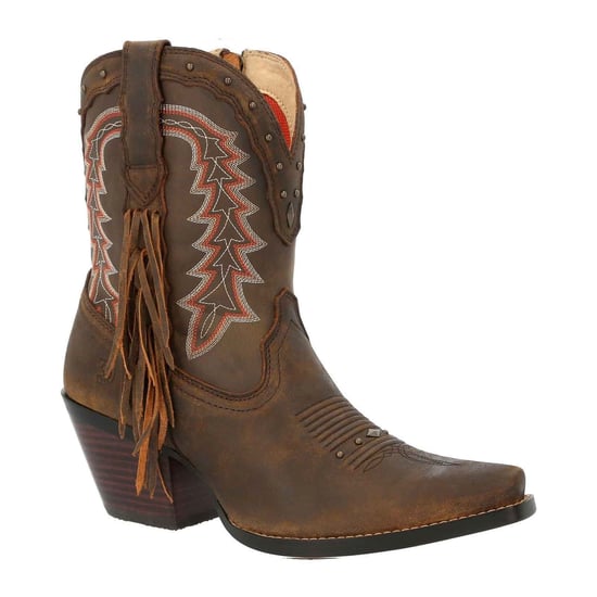 Durango Crush Leder Frauen Pecan Stiefel - Image 1
