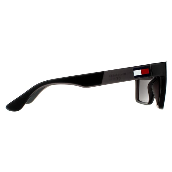 Tommy Hilfiger Rectangle Mens Matte Grey Grey Polarized Sonnenbrille - Image 4