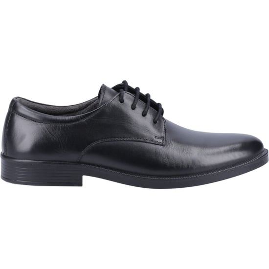 Hush Puppies Neal Leder Herren Schwarz Schnürschuhe - Image 4