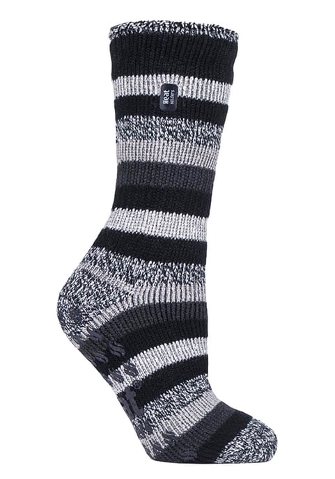 HEAT HOLDERS - Rutschfeste Damen-Thermo-Slipper-Socken mit Griffen - Image 1