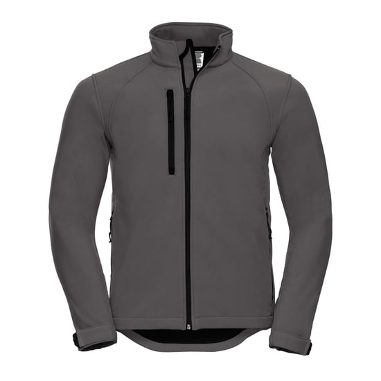 Russell - Softshelljacke für Herren (Titanium-Grau unifarben) - Image 1