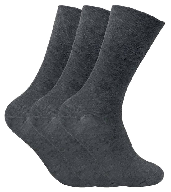 3 Pack Herren nicht elastische thermische Diabetiker Socken für schlechte Durchblutung - Image 1