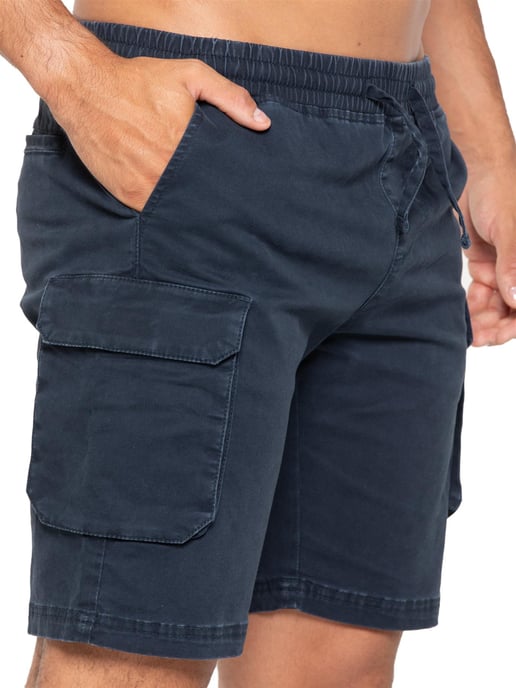 Enzo | Herren Cargo Shorts - Marine - Image 3