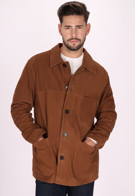 Dreimaster Jacke Herren braun - Image 3