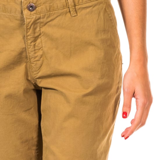 Long straight-cut trousers with hems 31693810 woman