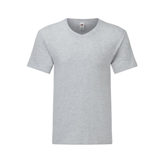 Fruit Of The Loom Herren Iconic 150 V-Ausschnitt T-Shirt (Heather Grey) - Image 1