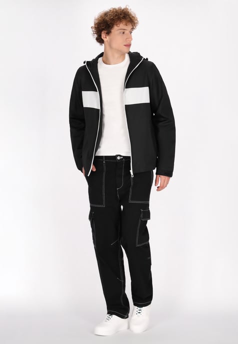 Mo Jacke Herren schwarz weiss - Image 2