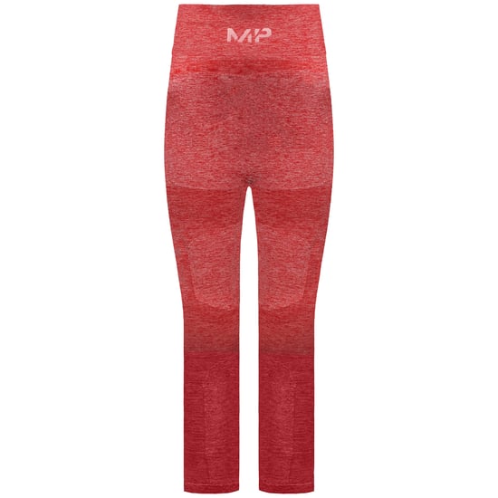 MyProtein Curve Damen Rote Hochgeschnittene 3/4 Leggings - Image 2