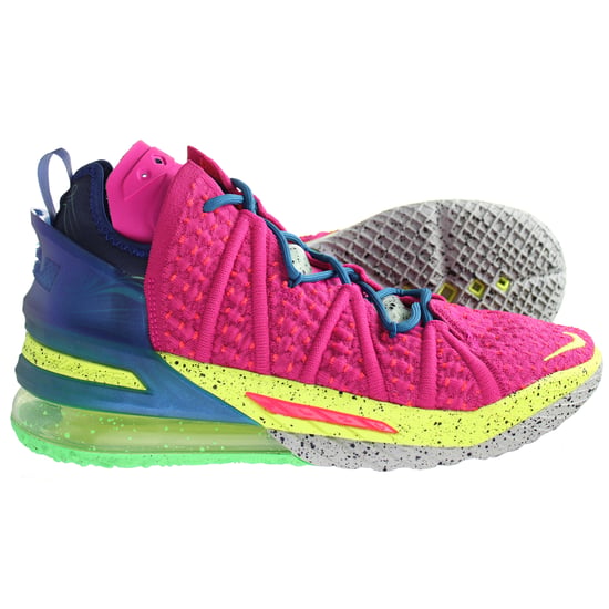 Nike Lebron XVIII "Los Angeles By Night" Mens Pink Trainers
