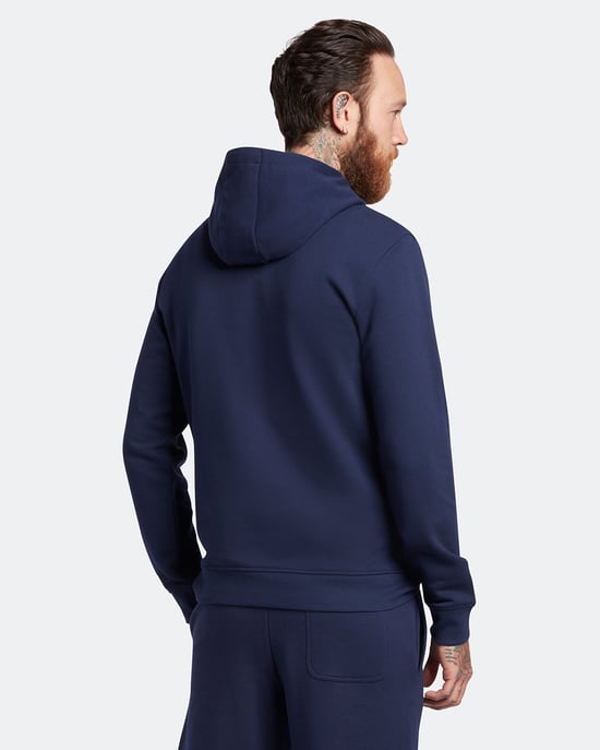 Lyle & Scott Pullover-Hoodie Plus in Marineblau - Image 3